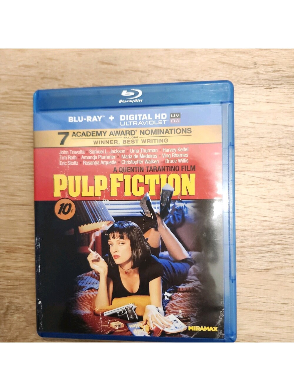 Pulp Fiction Blu-ray MIRAMAX 1994 R John Travolta Samuel L Jackson Drama Action